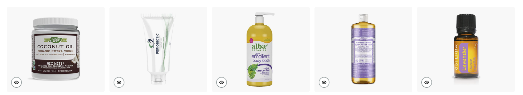 Clean beauty products on Amazon