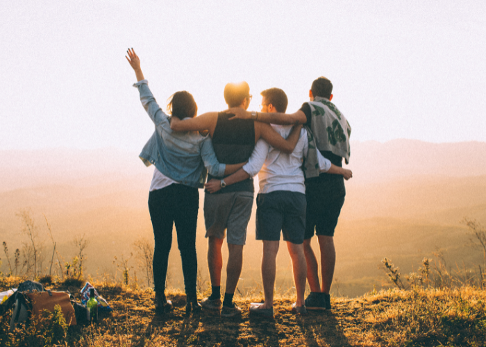 weigh loss with healthy friends